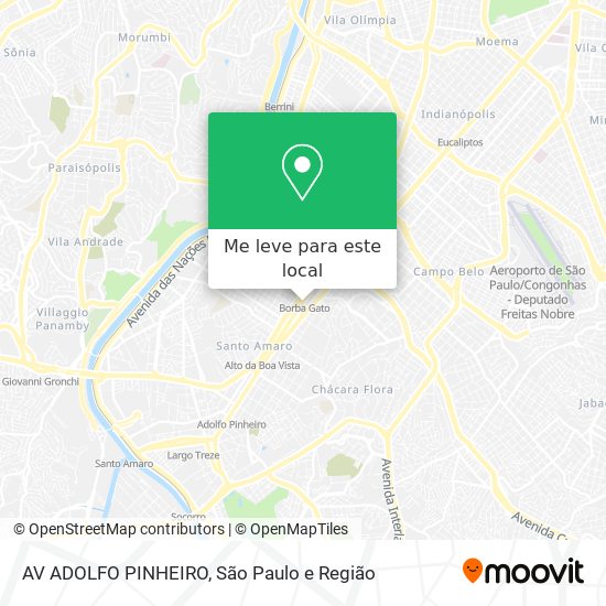 AV ADOLFO PINHEIRO mapa