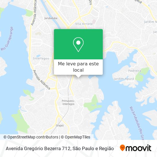 Avenida Gregório Bezerra 712 mapa