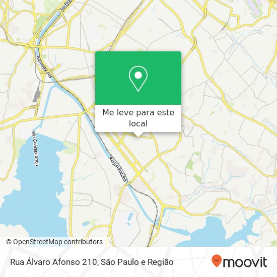 Rua Álvaro Afonso 210 mapa
