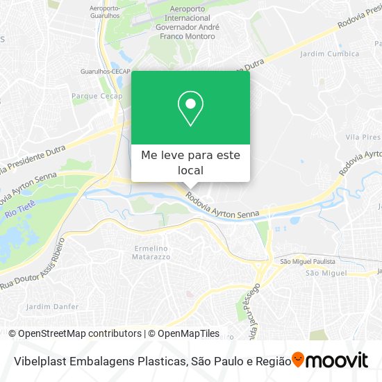 Vibelplast Embalagens Plasticas mapa