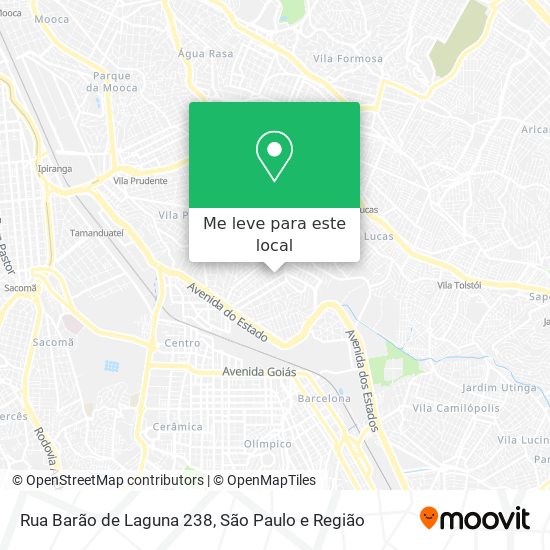 Rua Barão de Laguna 238 mapa