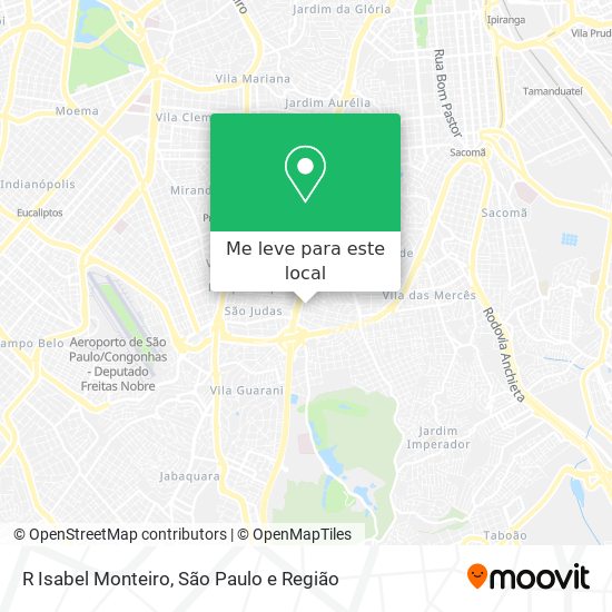 R Isabel Monteiro mapa