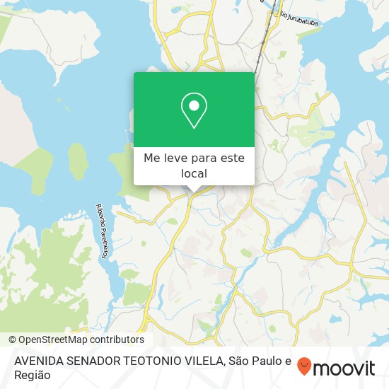 AVENIDA SENADOR TEOTONIO VILELA mapa