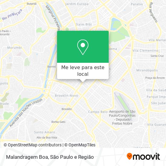 Malandragem Boa mapa