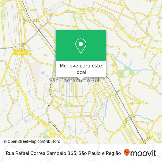 Rua Rafael Correa Sampaio 865 mapa