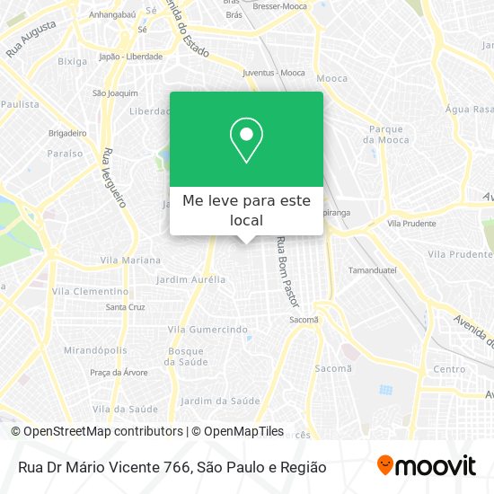 Rua Dr  Mário Vicente  766 mapa