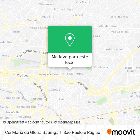 Cei Maria da Gloria Baumgart mapa