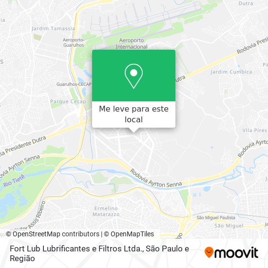 Fort Lub Lubrificantes e Filtros Ltda. mapa