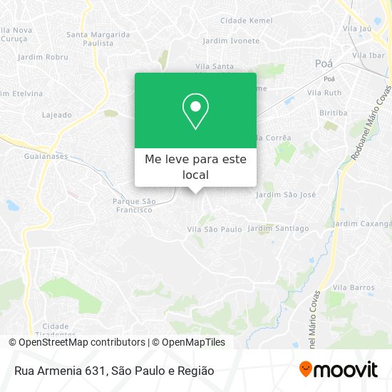 Rua Armenia  631 mapa