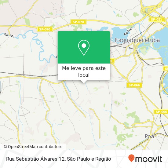 Rua Sebastião Álvares 12 mapa