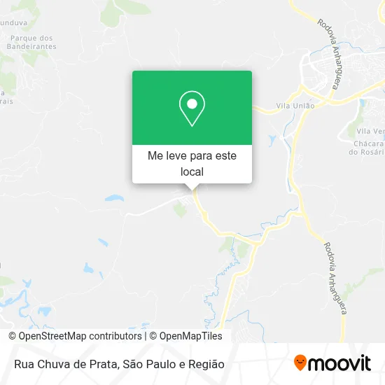 Rua Chuva de Prata mapa