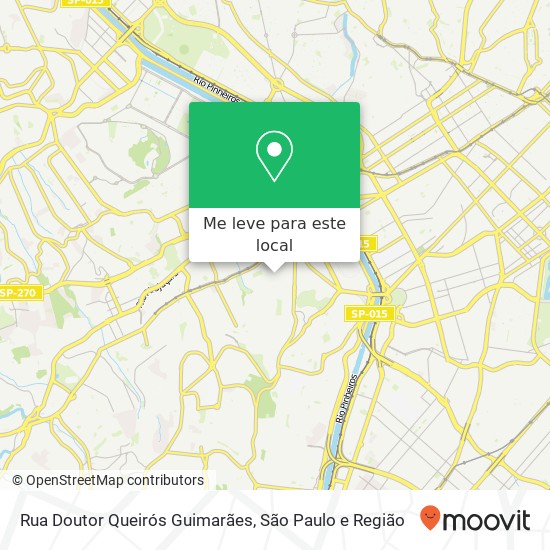 Rua Doutor Queirós Guimarães mapa