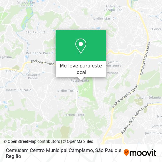 Cemucam Centro Municipal Campismo mapa