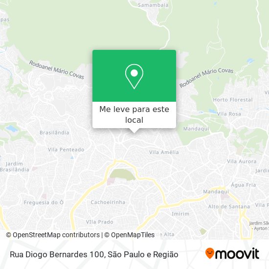 Rua Diogo Bernardes 100 mapa