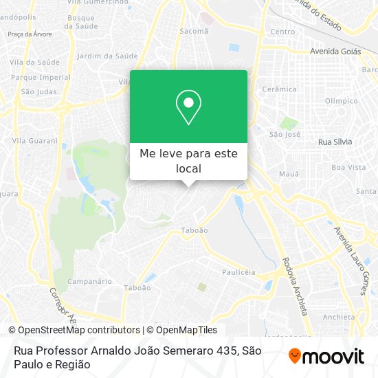 Rua Professor Arnaldo João Semeraro 435 mapa
