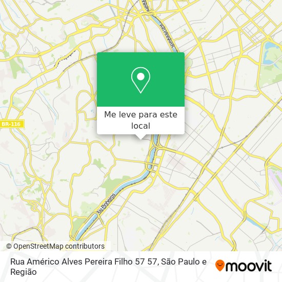 Rua Américo Alves Pereira Filho 57 57 mapa