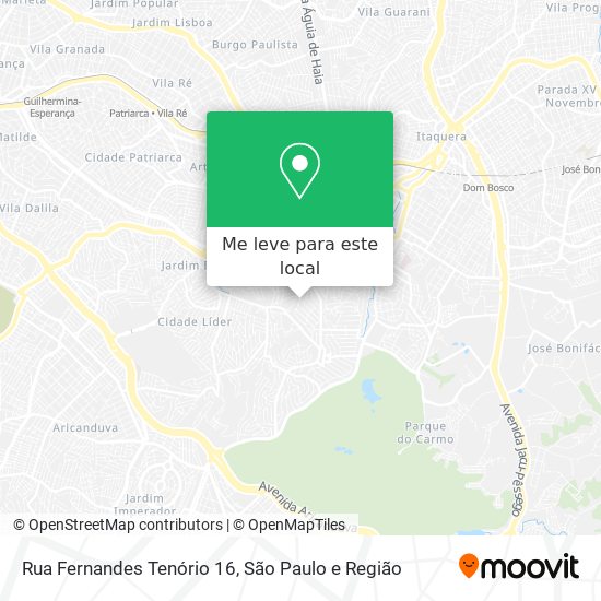 Rua Fernandes Tenório 16 mapa