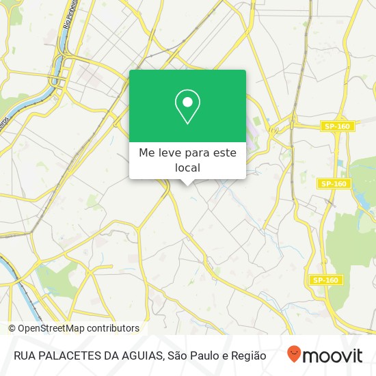 RUA PALACETES DA AGUIAS mapa