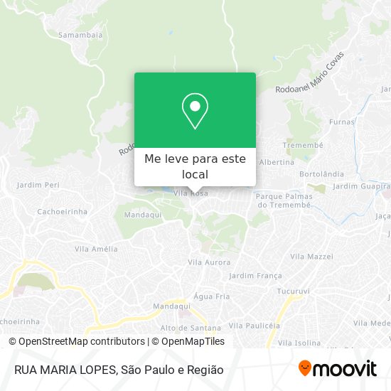 RUA MARIA LOPES mapa