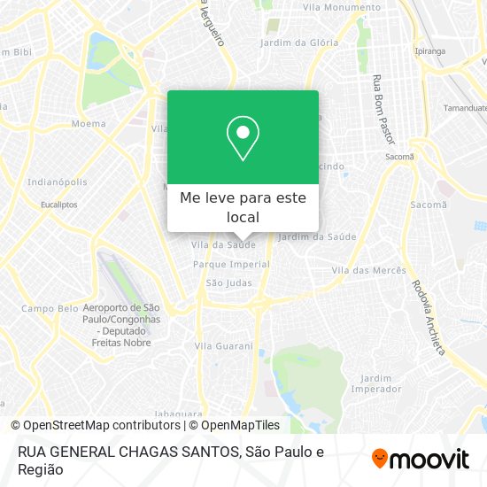 RUA GENERAL CHAGAS SANTOS mapa
