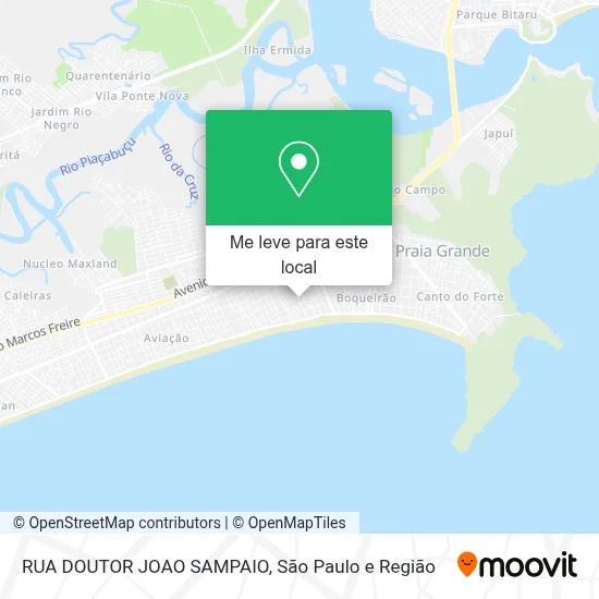 RUA DOUTOR JOAO SAMPAIO mapa
