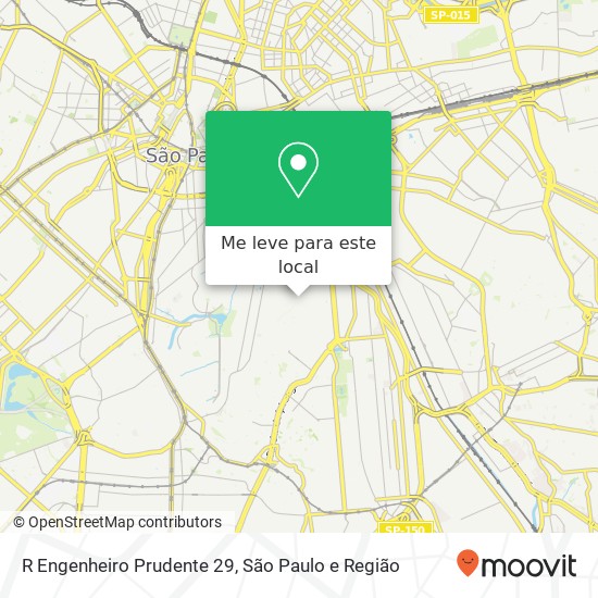 R Engenheiro Prudente 29 mapa