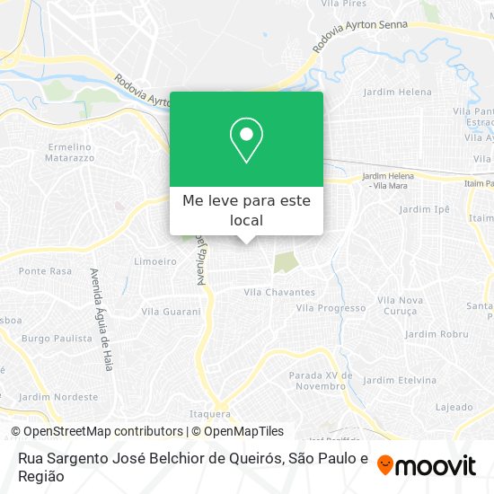 Rua Sargento José Belchior de Queirós mapa