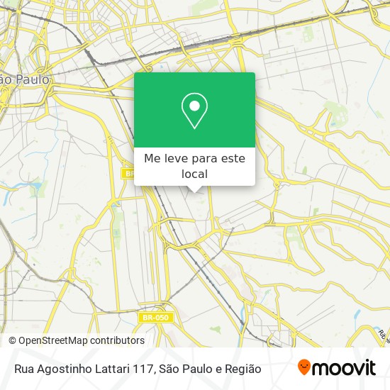 Rua Agostinho Lattari 117 mapa