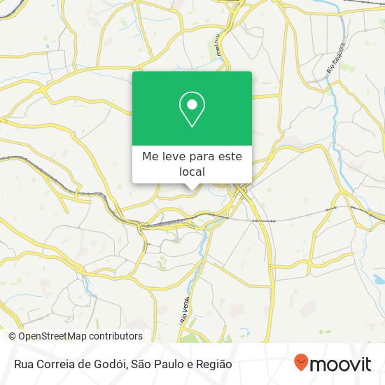 Rua Correia de Godói mapa
