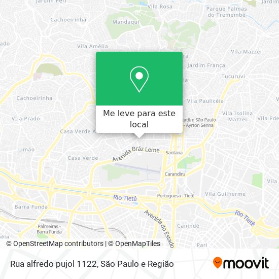 Rua alfredo pujol  1122 mapa