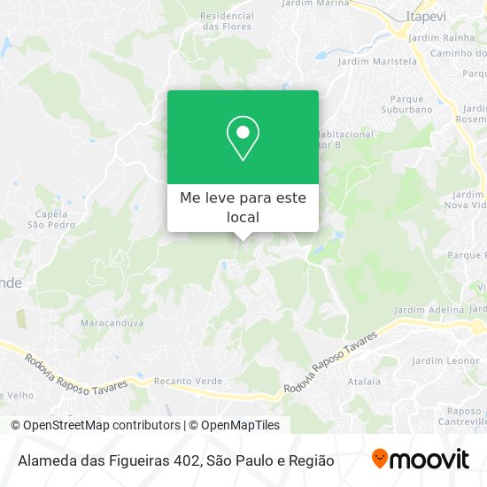 Alameda das Figueiras 402 mapa