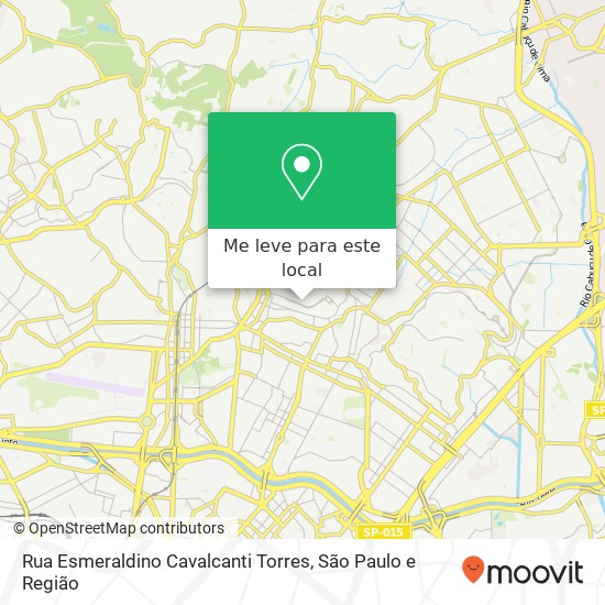 Rua Esmeraldino Cavalcanti Torres mapa