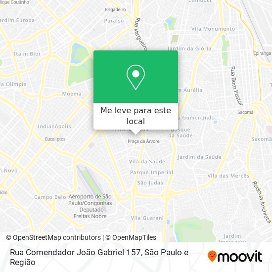 Rua Comendador João Gabriel 157 mapa