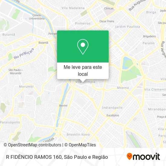 R FIDÊNCIO RAMOS 160 mapa