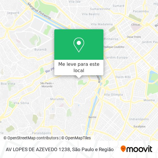 AV LOPES DE AZEVEDO 1238 mapa