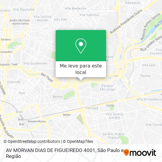 AV MORVAN DIAS DE FIGUEIREDO 4001 mapa