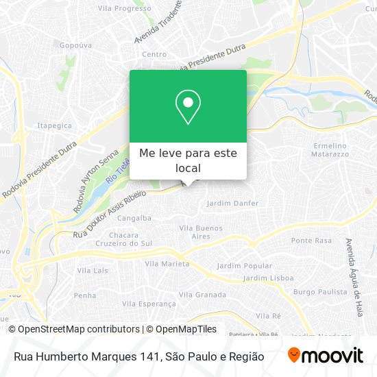 Rua Humberto Marques 141 mapa