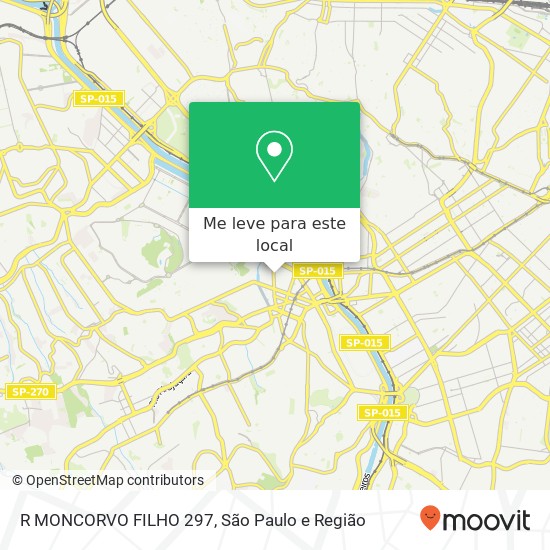 R MONCORVO FILHO 297 mapa