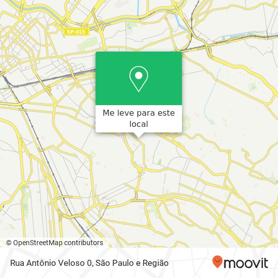 Rua Antônio Veloso 0 mapa