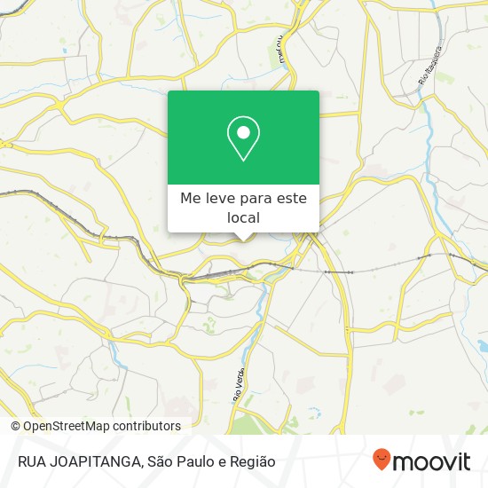 RUA JOAPITANGA mapa