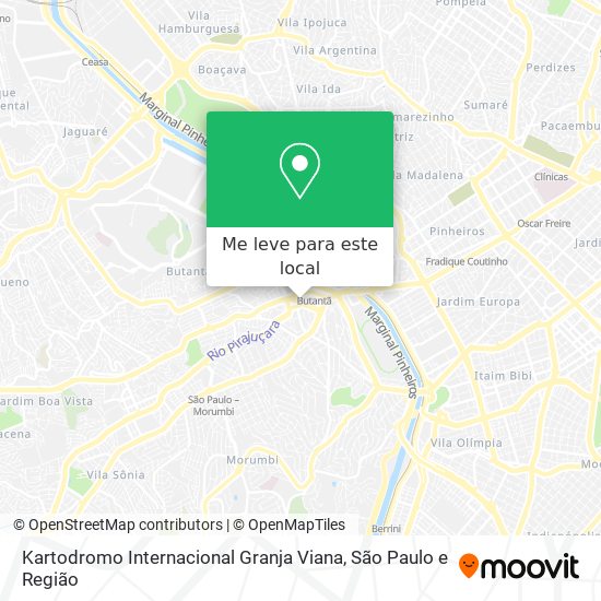 Kartodromo Internacional Granja Viana mapa