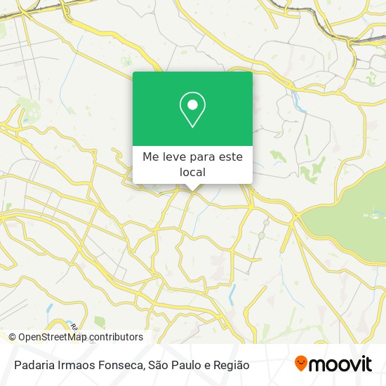 Padaria Irmaos Fonseca mapa