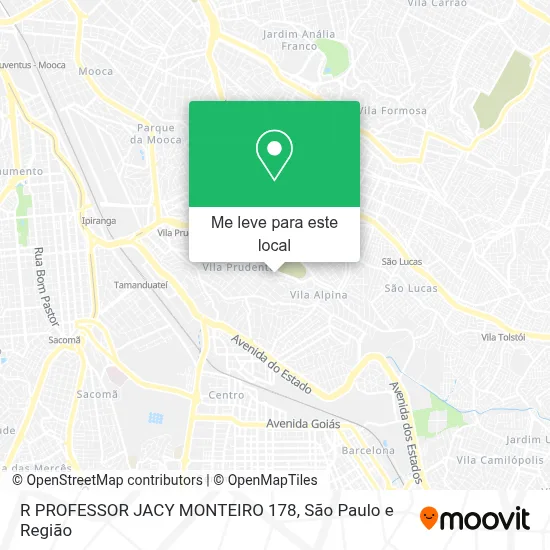 R PROFESSOR JACY MONTEIRO 178 mapa