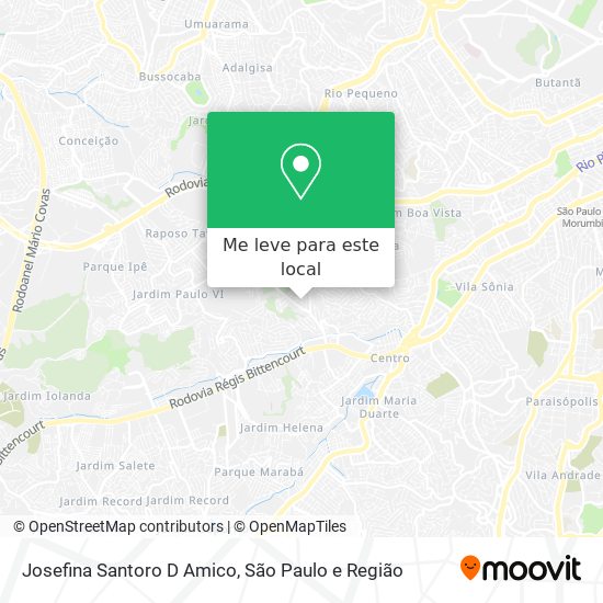 Josefina Santoro D Amico mapa