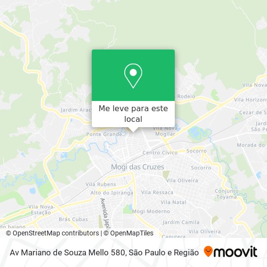 Av  Mariano de Souza Mello  580 mapa