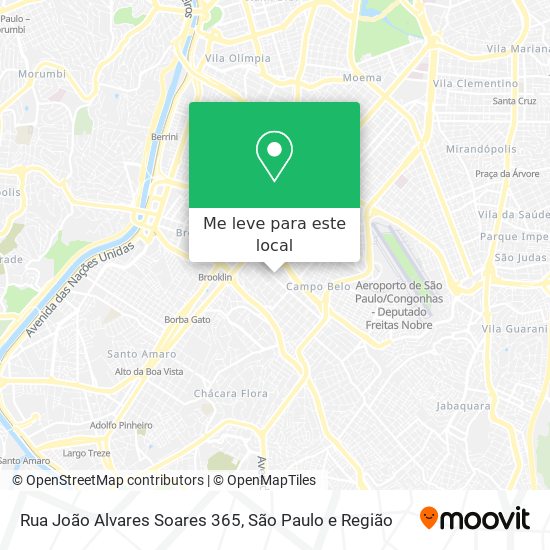 Rua João Alvares Soares 365 mapa