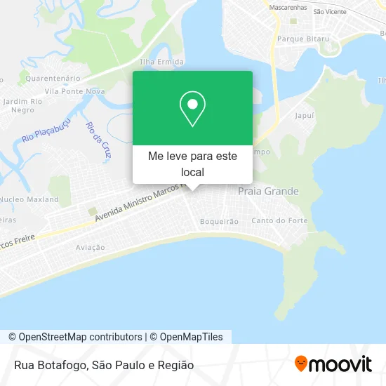 Rua Botafogo mapa