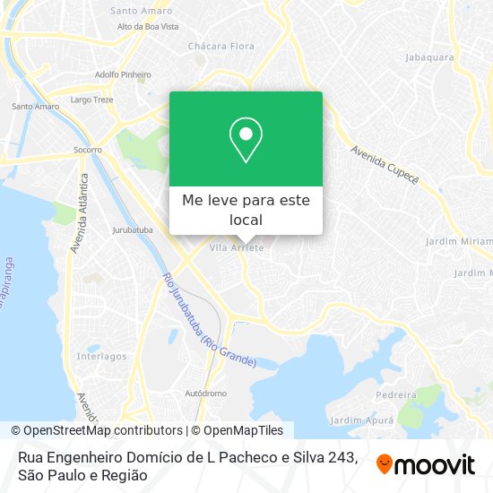 Rua Engenheiro Domício de L  Pacheco e Silva 243 mapa