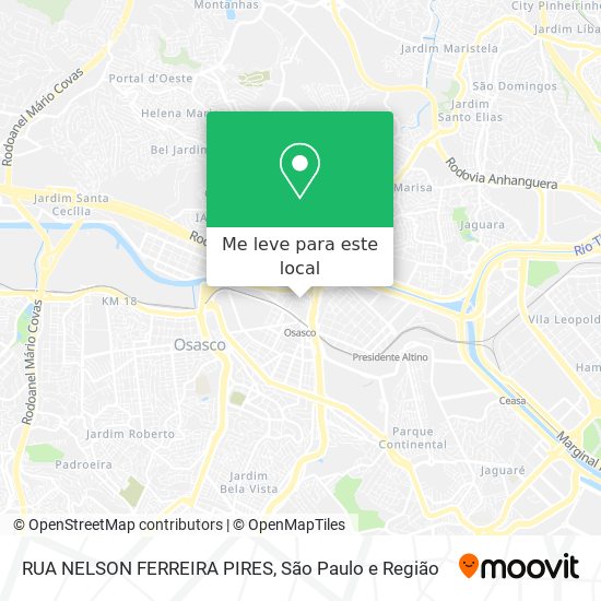 RUA NELSON FERREIRA PIRES mapa