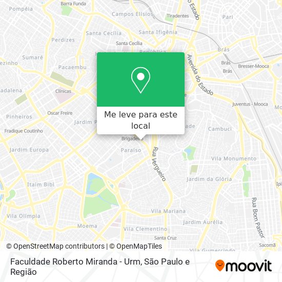 Faculdade Roberto Miranda - Urm mapa
